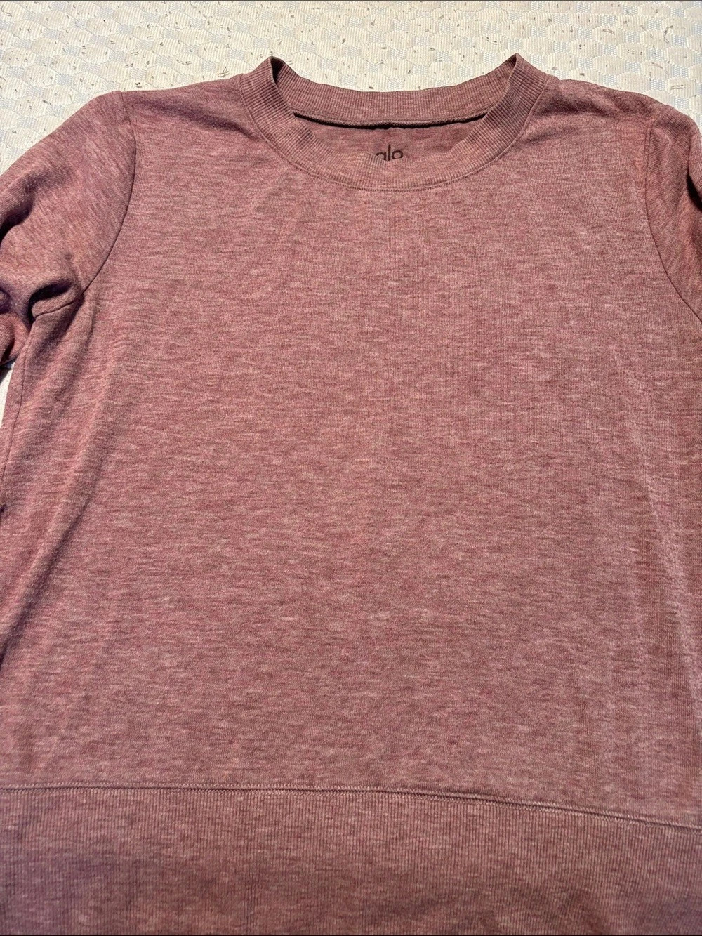 alo Long Sleeve Top in Pink